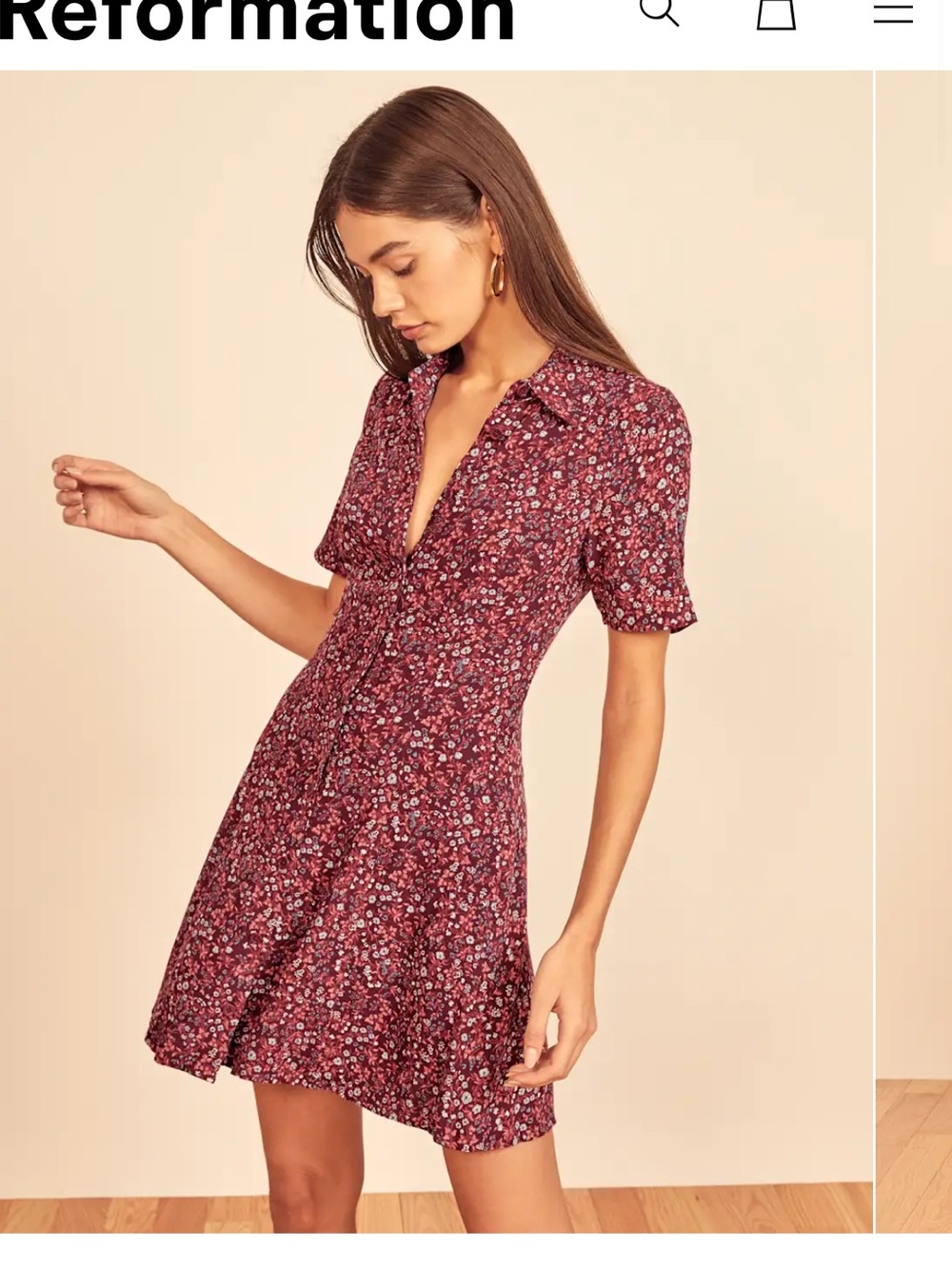 Reformation Johanne Dress